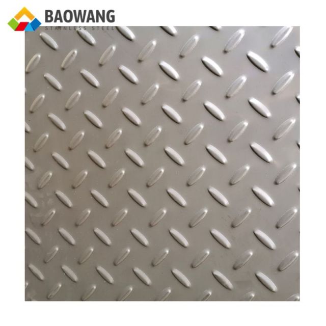 SS 201 Stainless Steel Embossed Plate for Decoration