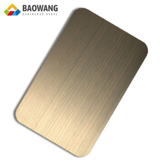 Gold Color Stainless Steel Sheet