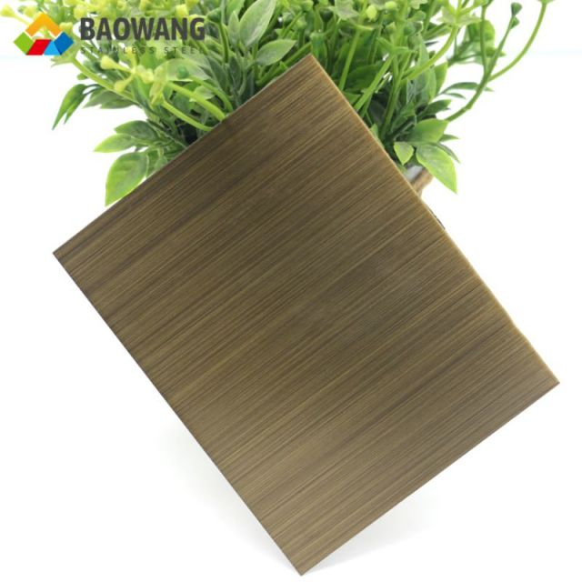 Gold Color Stainless Steel Sheet