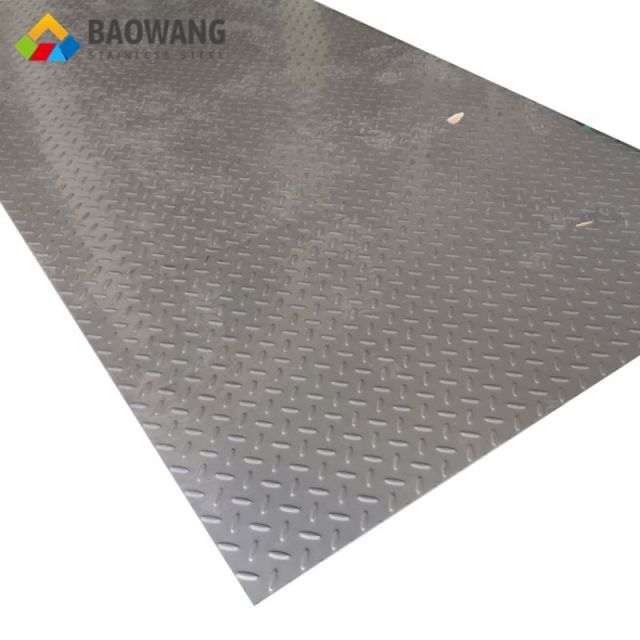 Customized Service 304 Embossed Stainless Steel Sheet Plate