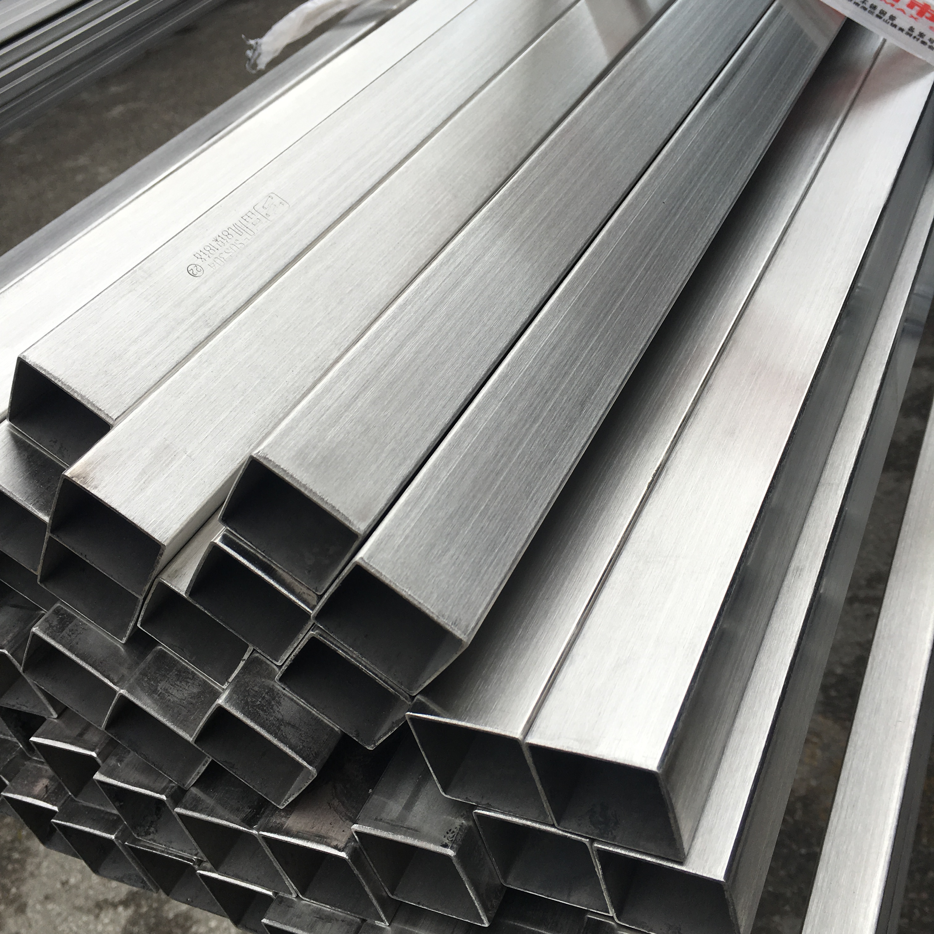 201 304 316 430 Rectangular Square Stainless Steel Tube