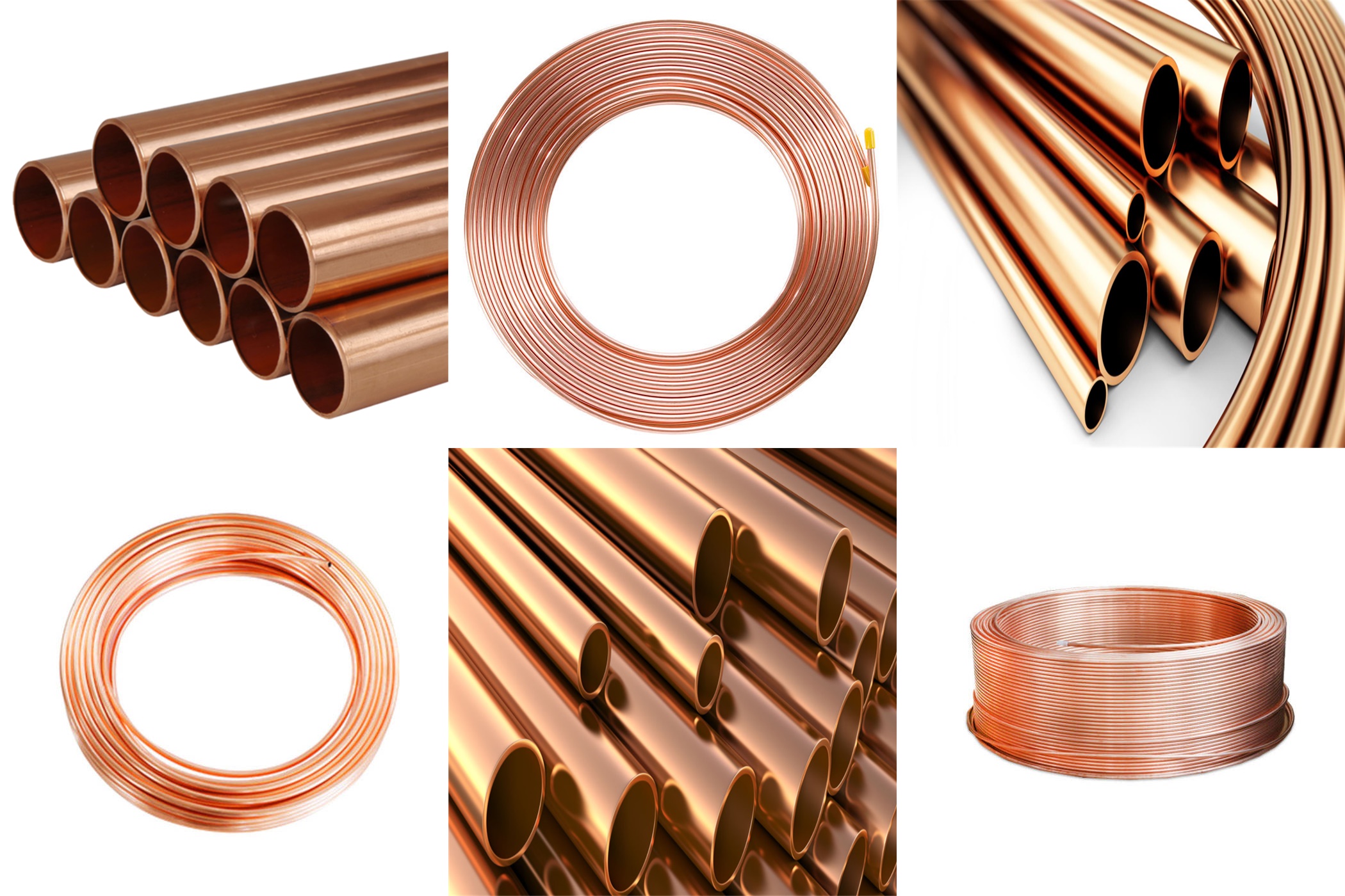 Seamless Tube Copper Tube 3/8 1/2 Copper Pipe for Sale