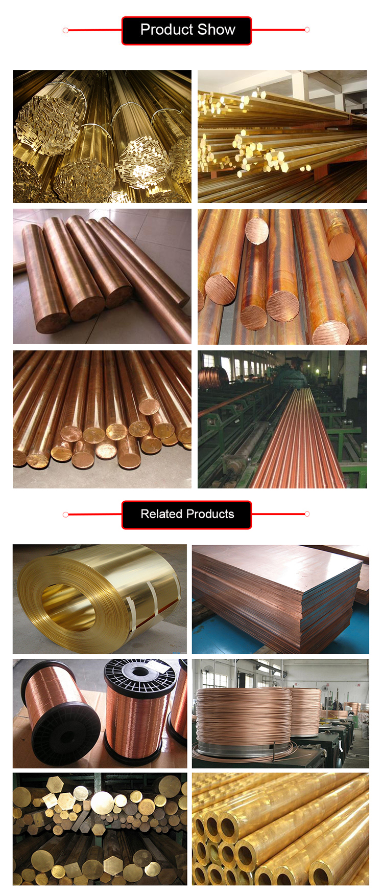 Extruded H70 UNS C26000 Cartridge Brass Rod
