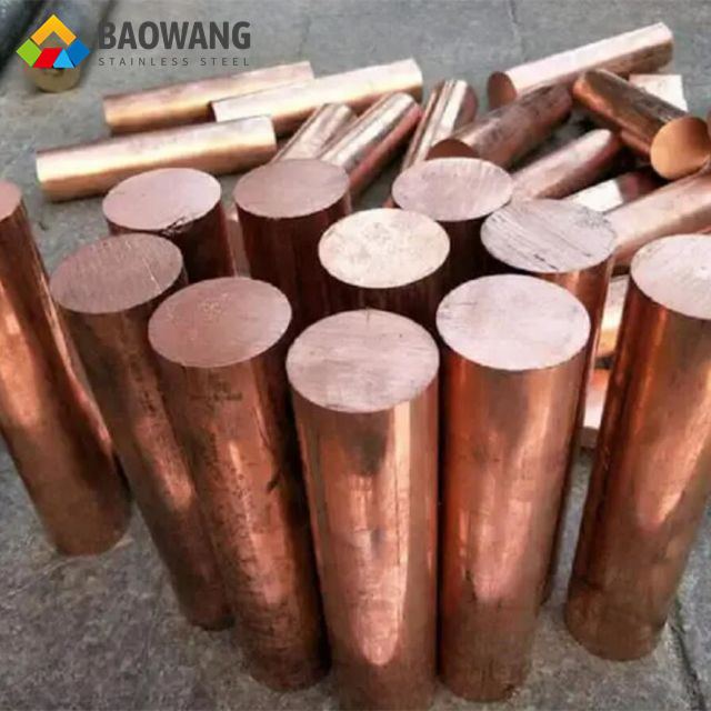 JIS C1220 Solid Bare Copper Round Bar