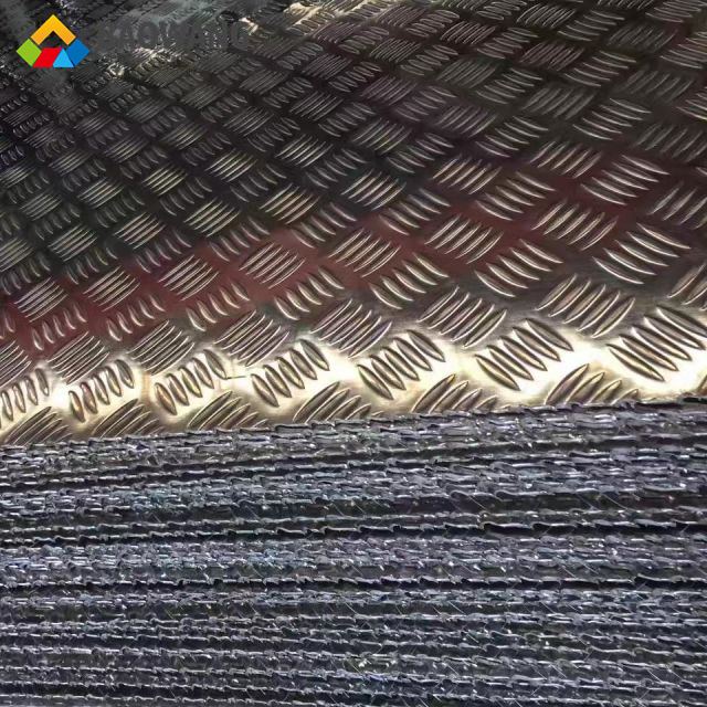 6061 3003 5052 Aluminum Diamond Sheets Checkered Plate